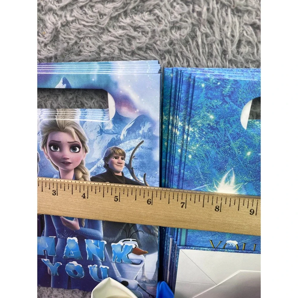 Disney Frozen Birthday Party Favor Thank You Bags Balloons 32 Piece Set‎ NEW